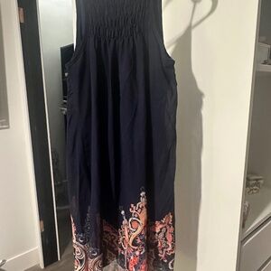 Navy Blue Tank Dress - S